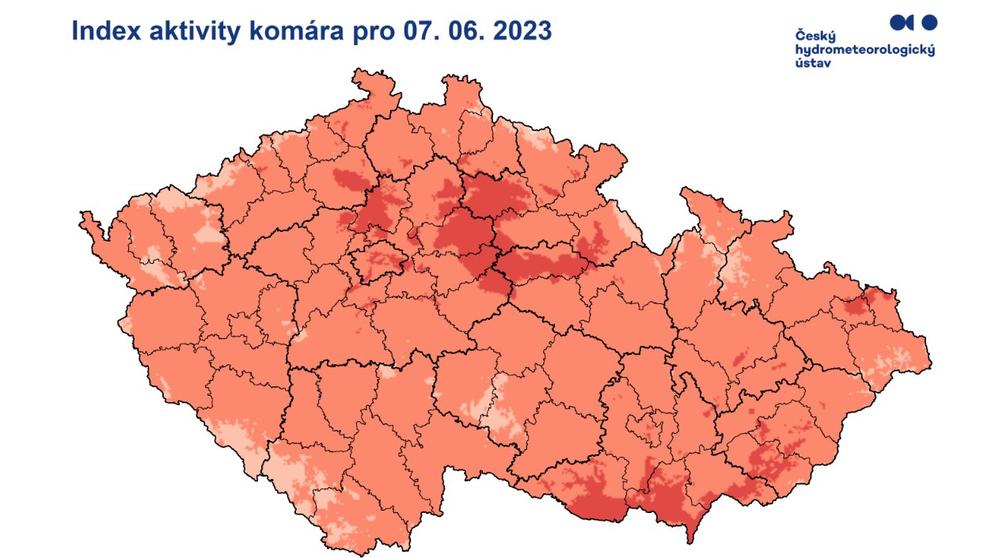 Index aktivity komára pro 6.6