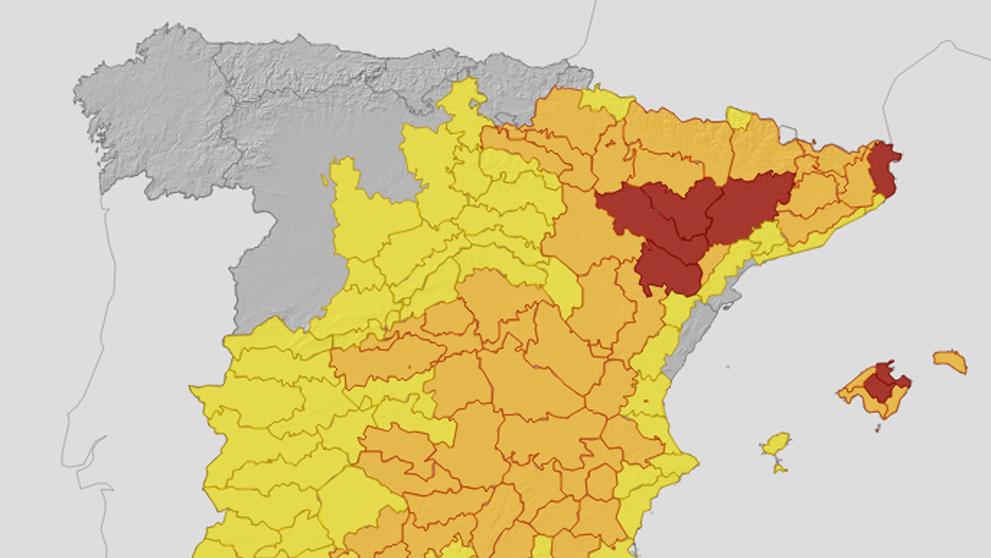 Předpověď počasí pro Španělsko 18. 7. 2023