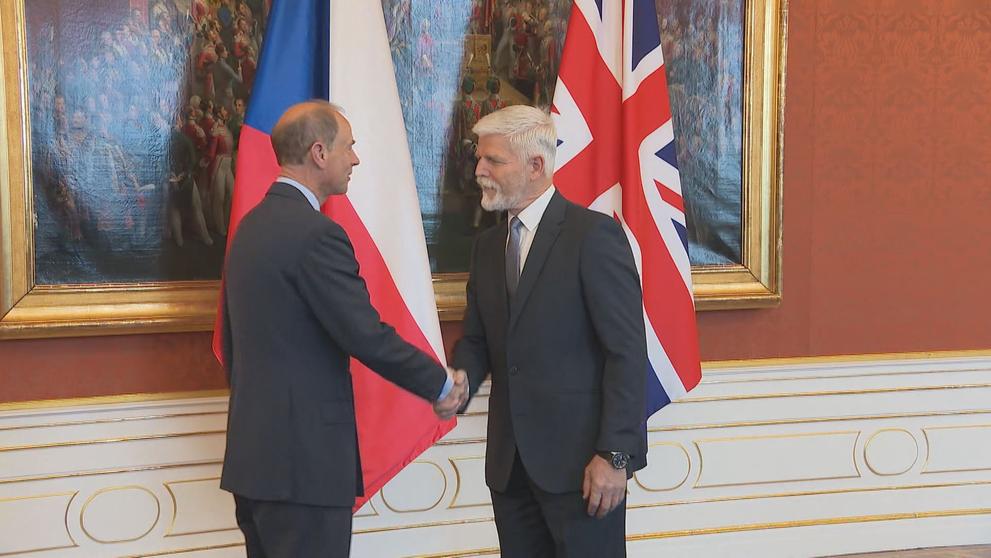 Princ Edward a prezident Pavel