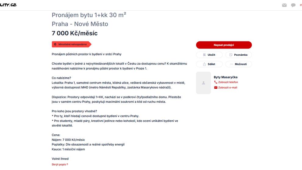SREALITY Pronájem bytu 2