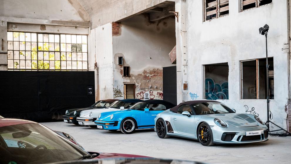 Vozy značky Porsche na akci WERK 911 v Praze
