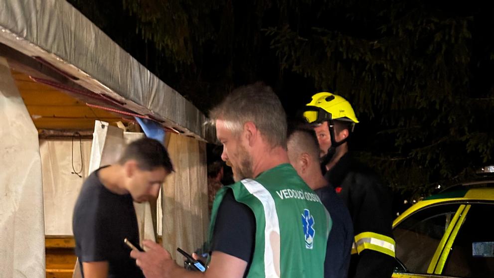 Blesk zasáhl tábor na Jindřichohradecku
