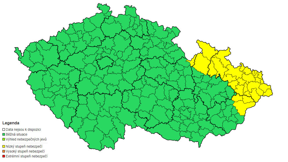 Výstraha ČHMÚ