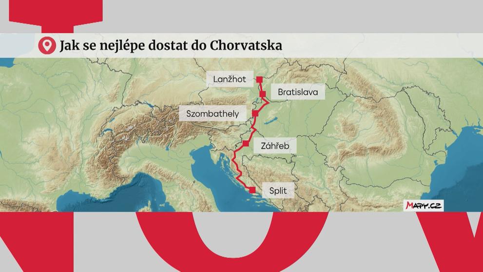 Cesta do Chorvatska