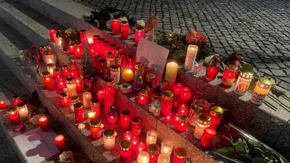 Pietní místo pro Patrika Hezuckého před Evropou 2