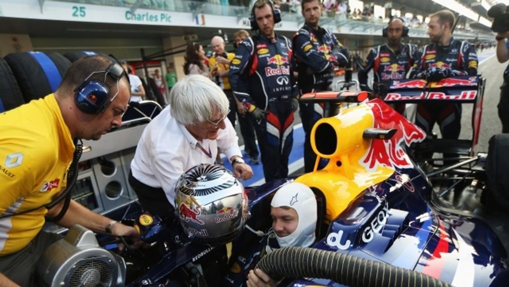 Sebastian Vettel a Bernie Ecclestone - 2