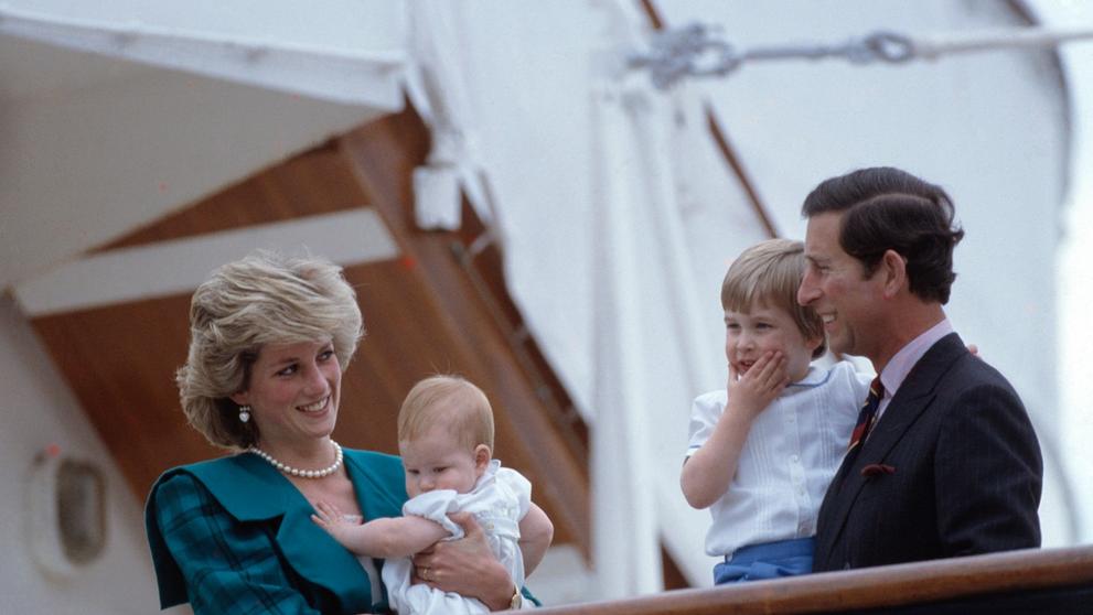 Princezna Diana s rodinou