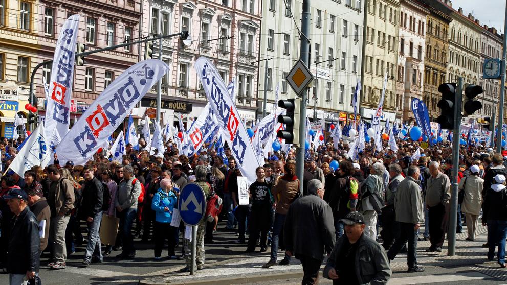 Demonstrace proti vládním reformám - 3