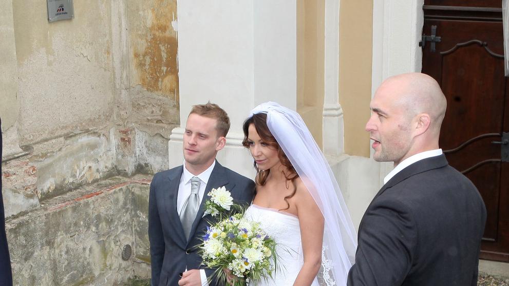 Agáta Prachařová (Hanychová) a Jakub Prachař