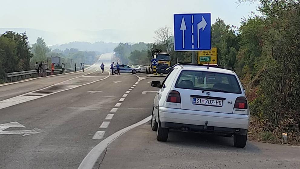Požár u Šibeniku
