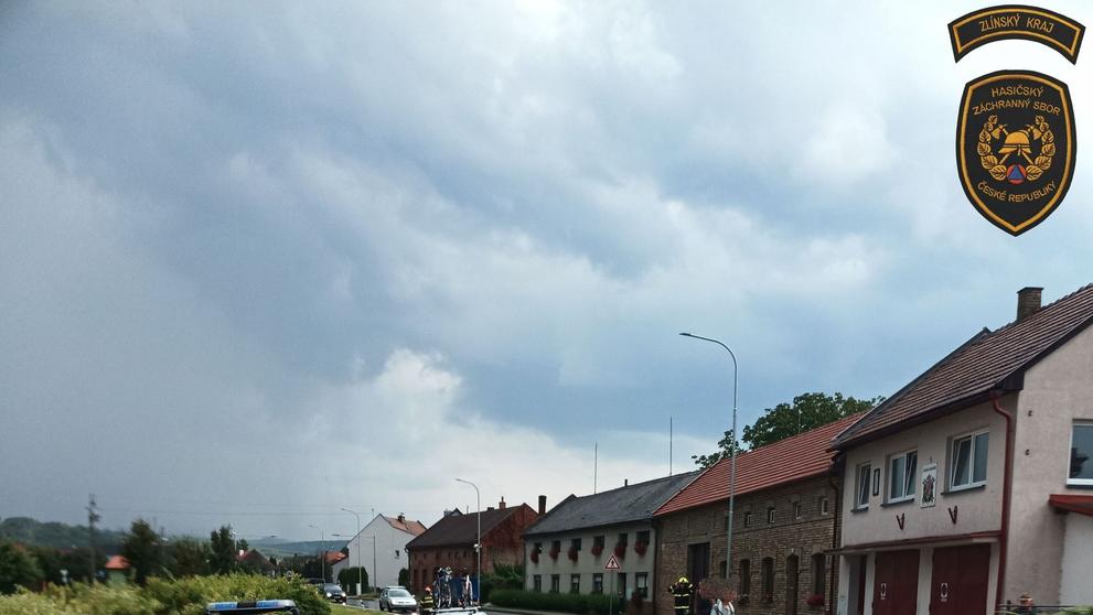 Následky bouřek ve Zlínském kraji