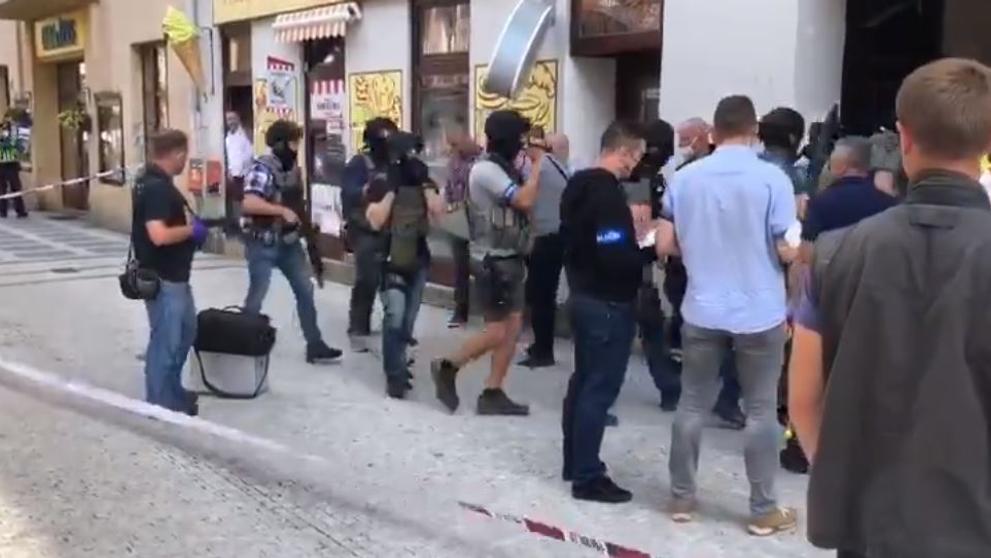 Střelba v centru Prahy
