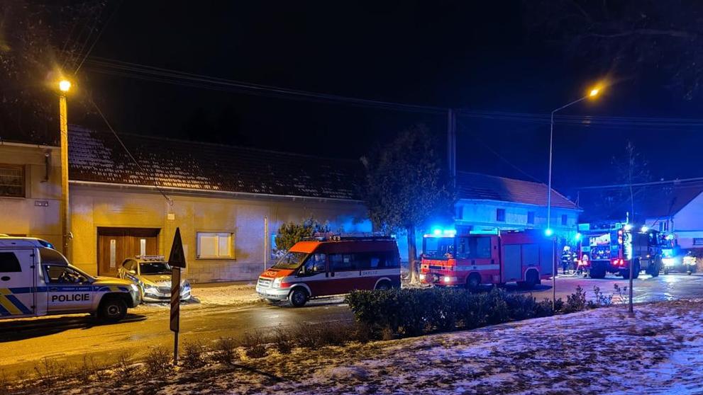 Požár v Prostějově