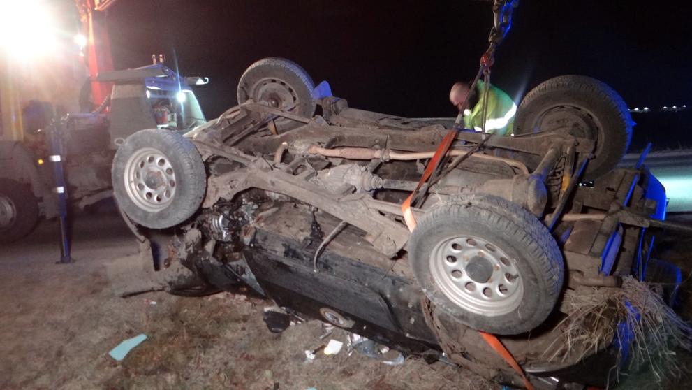 Terénní auto nevypadalo po nehodě vůbec dobře