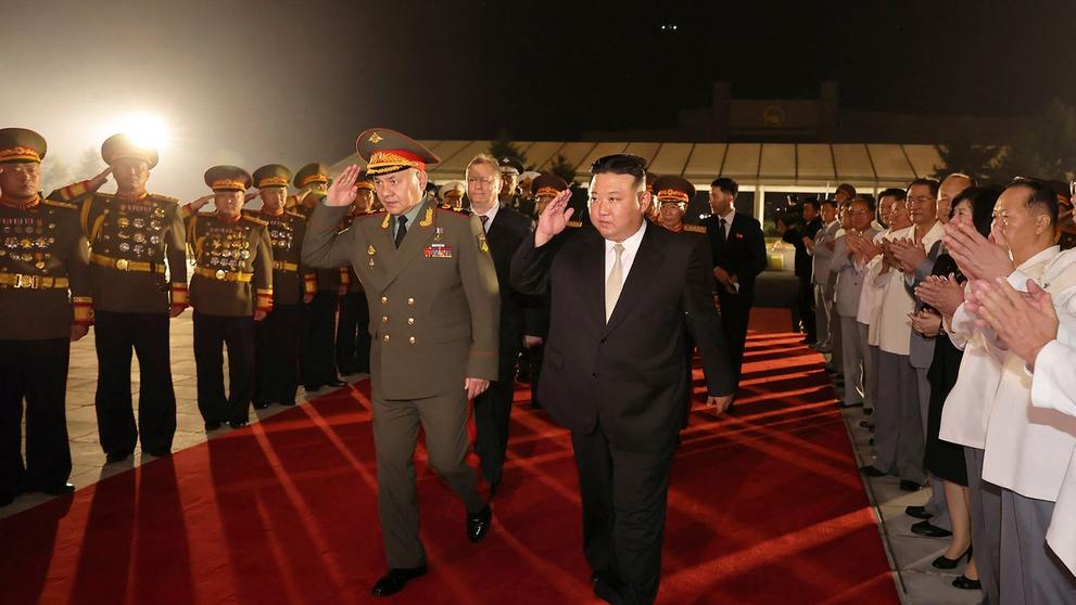 Sergej Šojgu se setkal s Kim Čong-unem