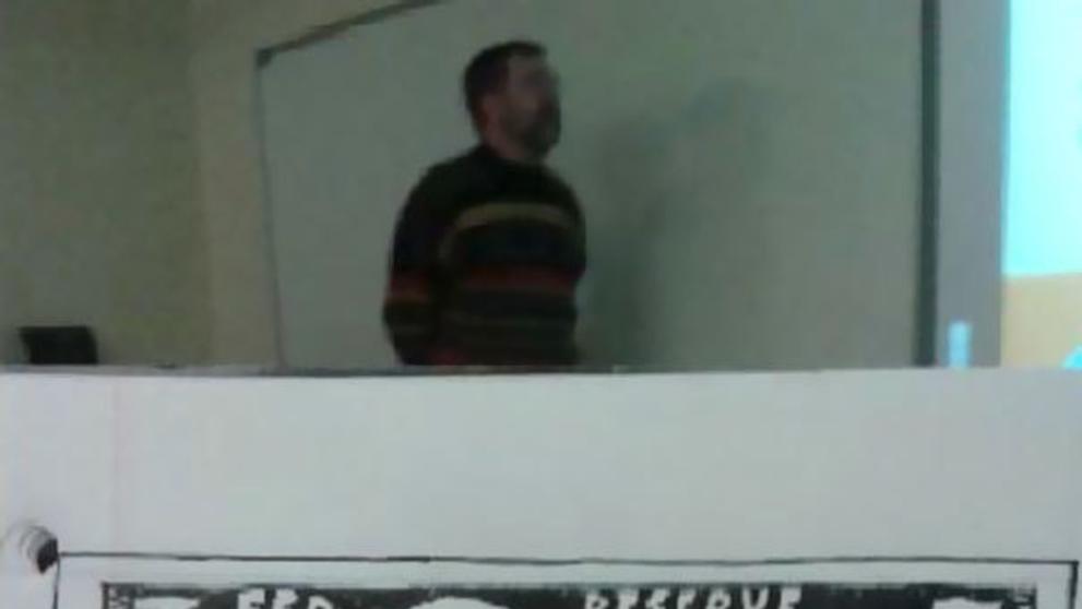 Student kreslil celý semestr svého profesora - 2