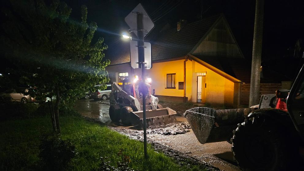 Následky bouřek na Moravě
