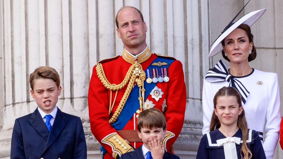 Princ Louis na Trooping the Colour, 15. 6. 2024 (1)