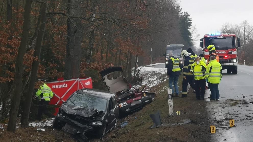 Dopravní nehoda u Plzně - 2