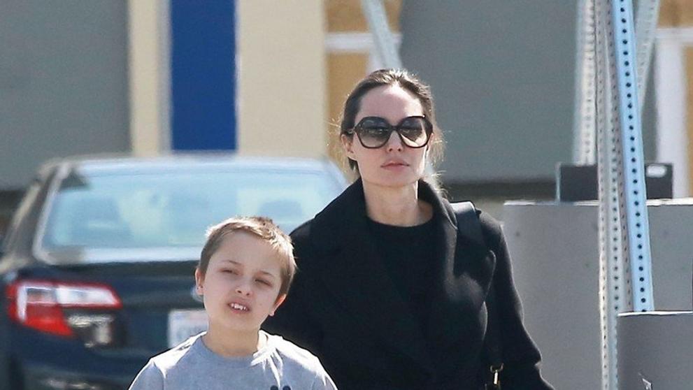 Angelina Jolie se synem Knoxem