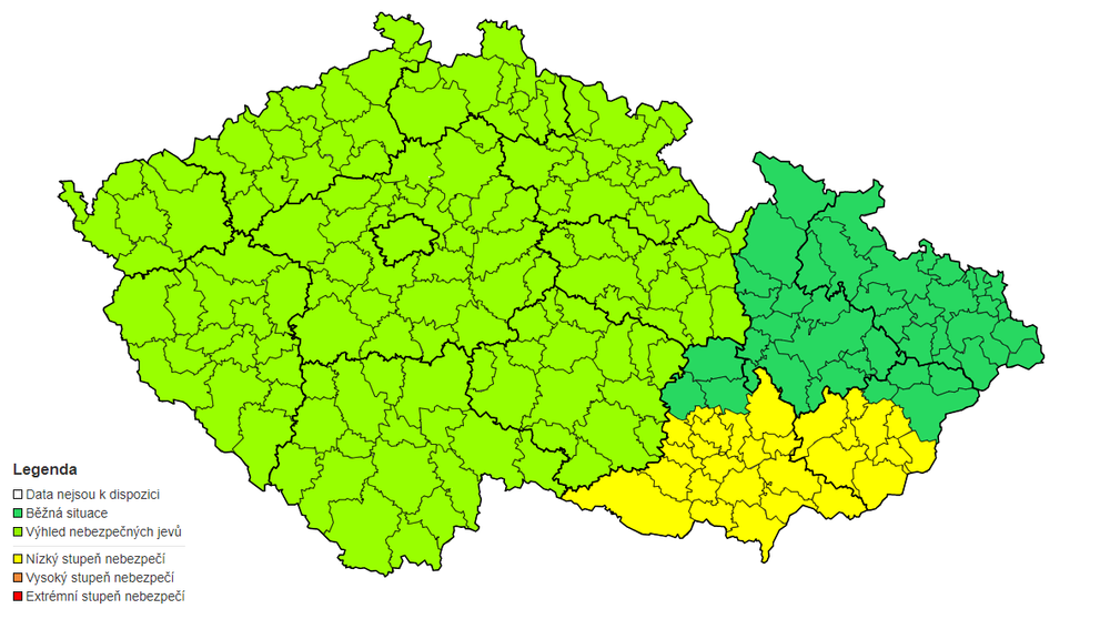Výstraha ČHMÚ