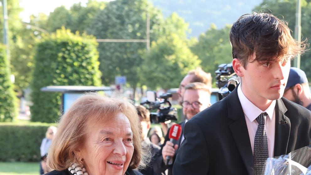 Livia Klausová na posledním rozloučením Jiřího Bartošky, 20. 5. 2025 Martin Hykl CNC
