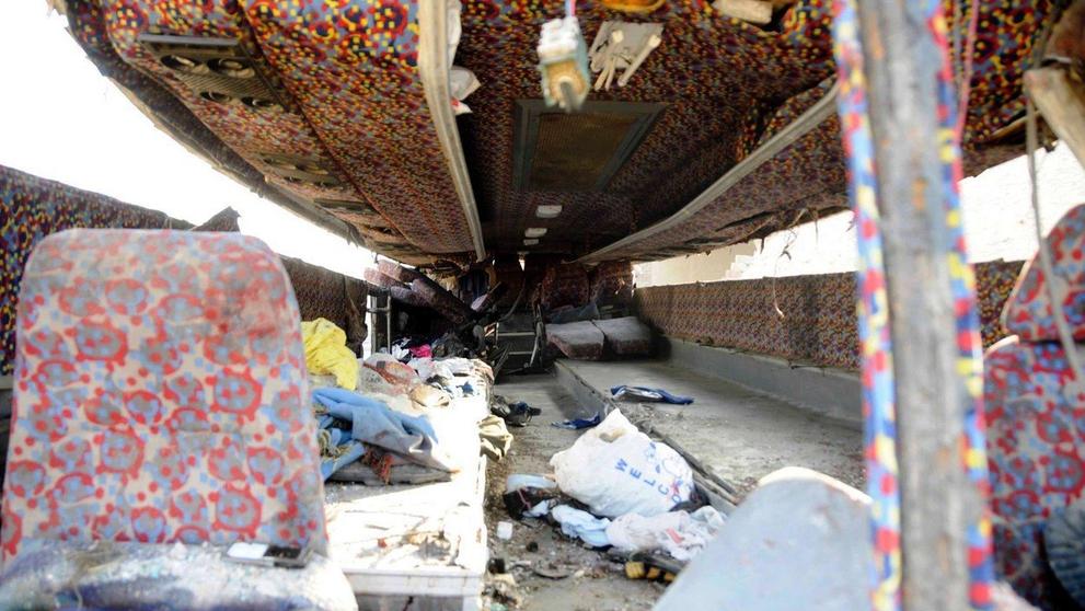 Nehoda turistického autobusu v Egyptě - 1