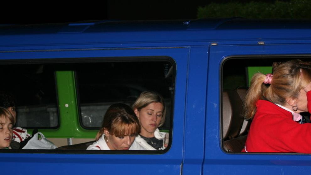 Fotbaloví fanoušci v Basileji