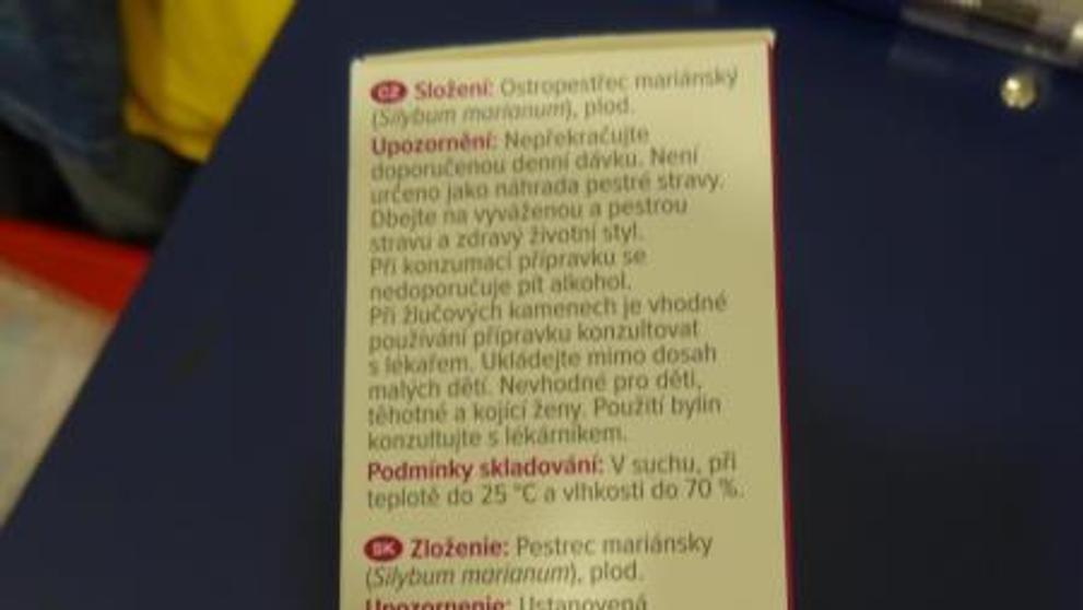 Ostropestřec obsahuje lepek (4)