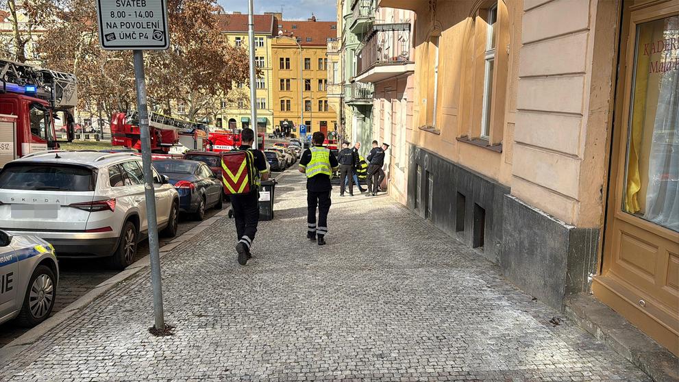 Policejních zásah v Nuslích (1)