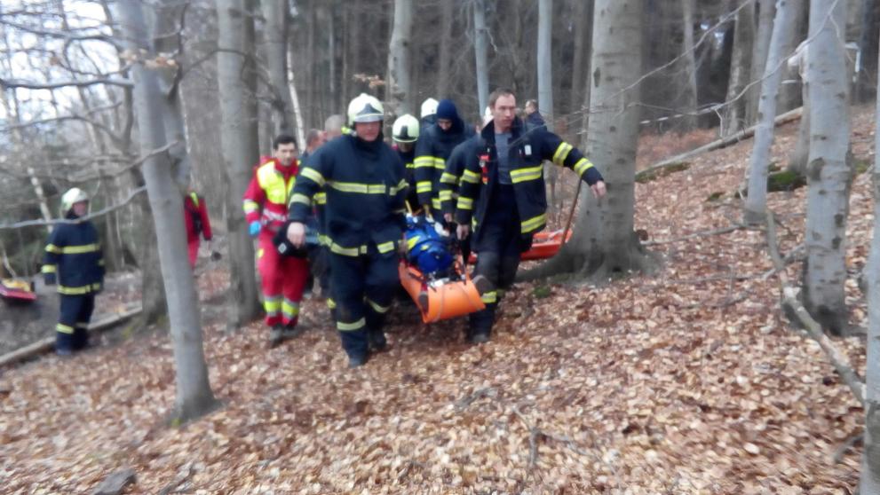 Zasypaný muž u lomu Rumchalpa na Jičínsku