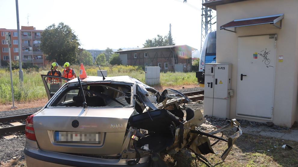 vlak x vozidlo
