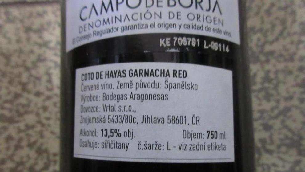 COTO DE HAYAS GARNACHA Syrah RED, Červené víno (3)