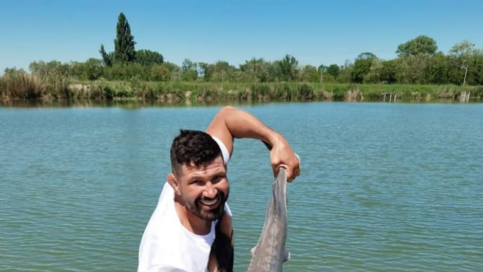 Attila Végh a jeho rybářské úlovky