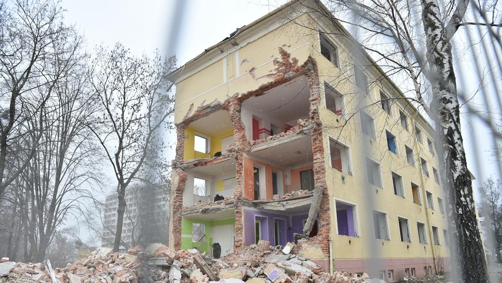 Demolice domů v Karviné - 4