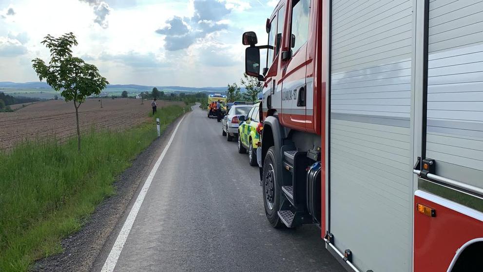 Nehoda u Nemíže na Benešovsku - 1