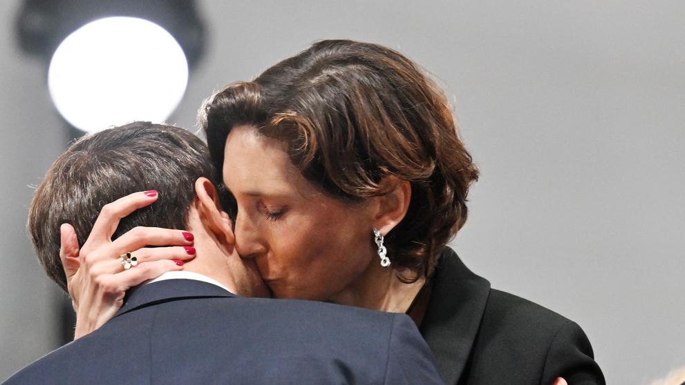 Emmanuel Macron s Amélií Oudéa-Castérovou