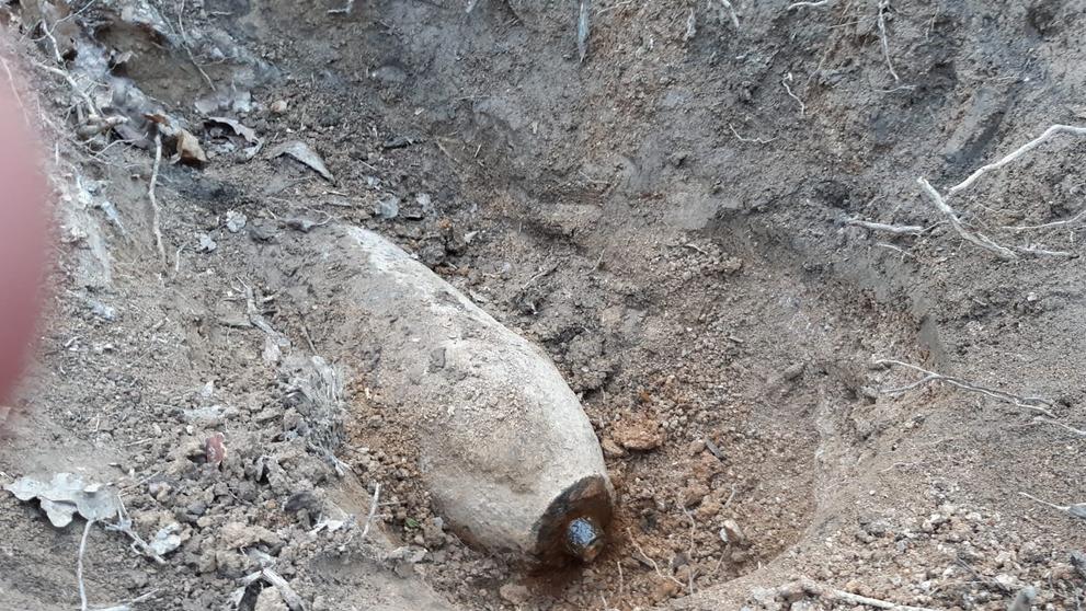 Letecká puma nalezená u Kuřimi