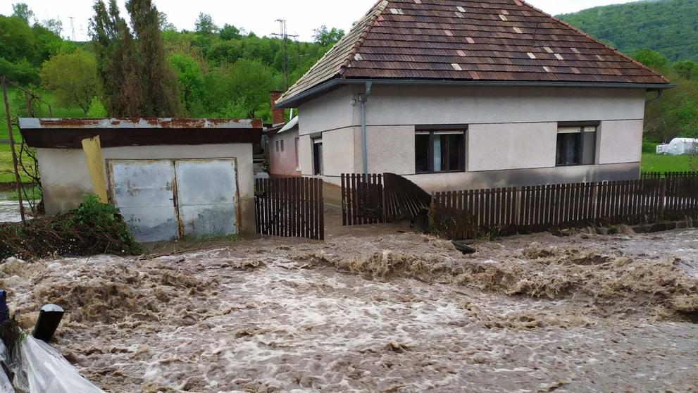 Povodně na Slovensku v Rudné nad Hronom - 2