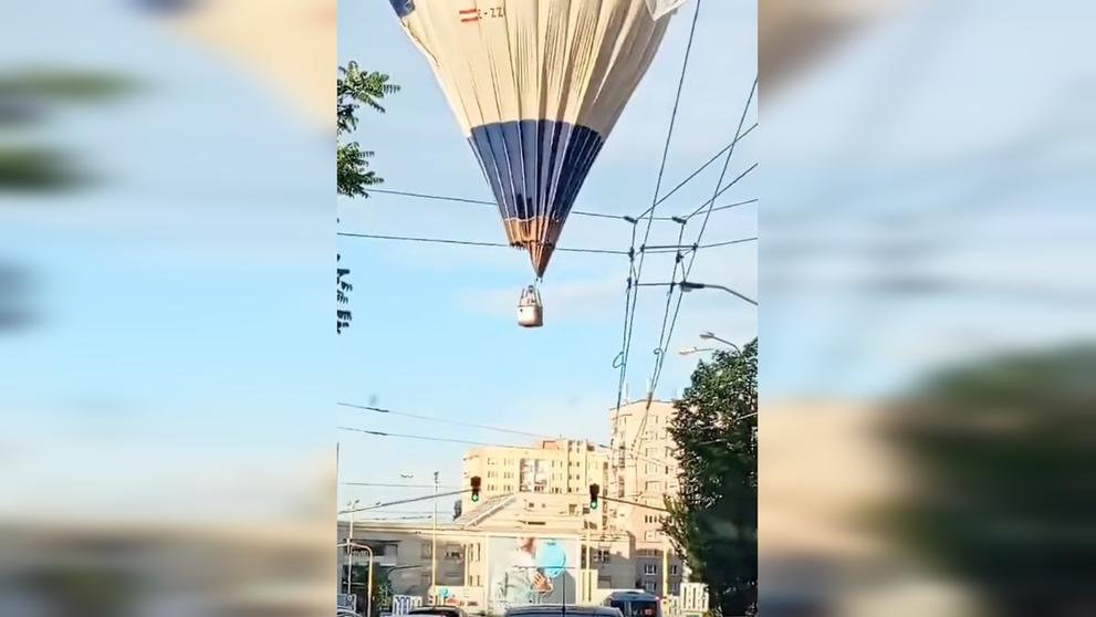 Pád horkovzdušného balónu na Slovensku