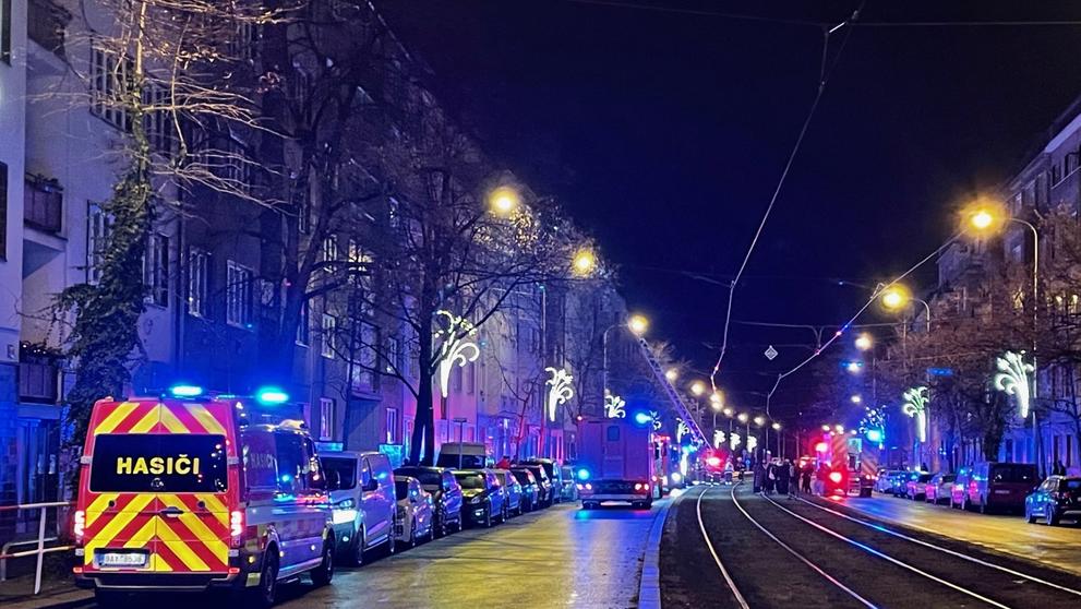 Požár ve Vršovicích