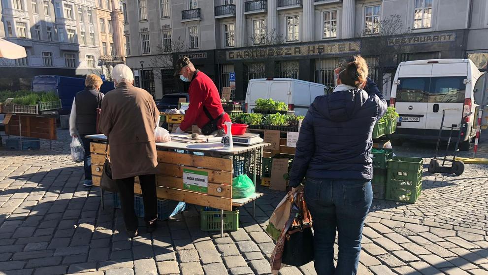 Farmářske trhy v Brně na Zelném trhu - 1