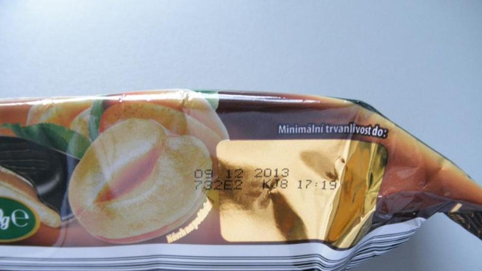 Potraviny na pranýři: Penny Market: Carré Piškoty Meruňka, piškoty s meruňkovým želé v čokoládě - 1