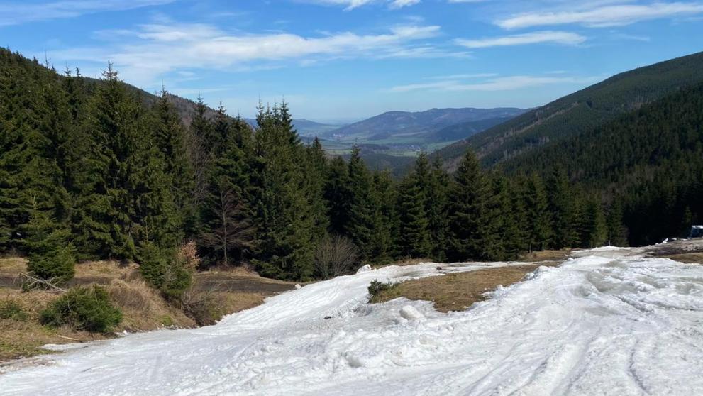 Poslední lyžování v Jeseníkách - 2