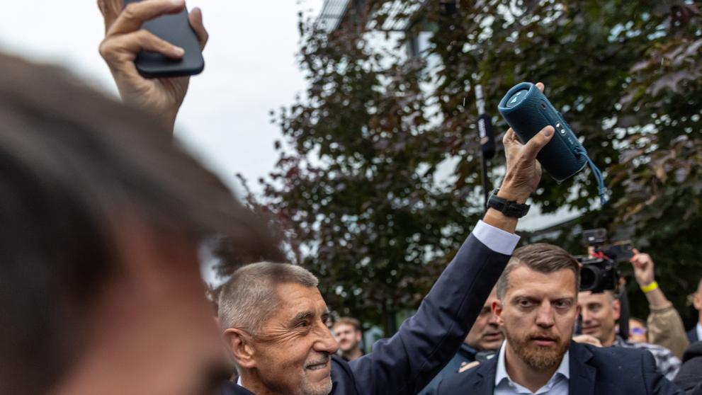 Příjezd Andreje Babiše (ANO)