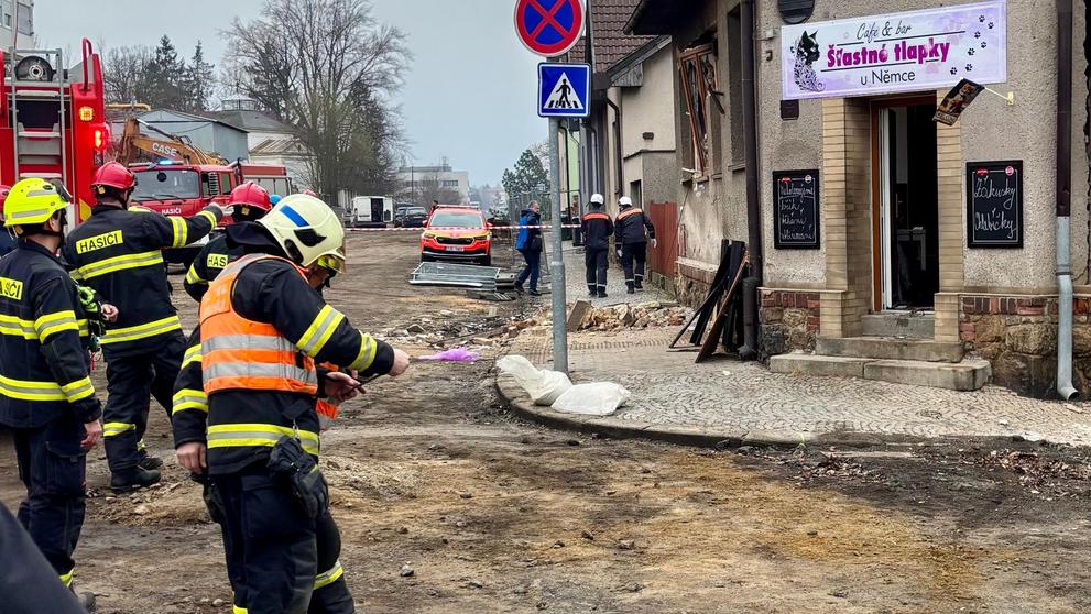 Výbuch domu v Havlíčkově Brodě 