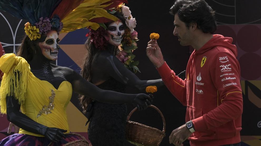 Carlos Sainz v Mexiku