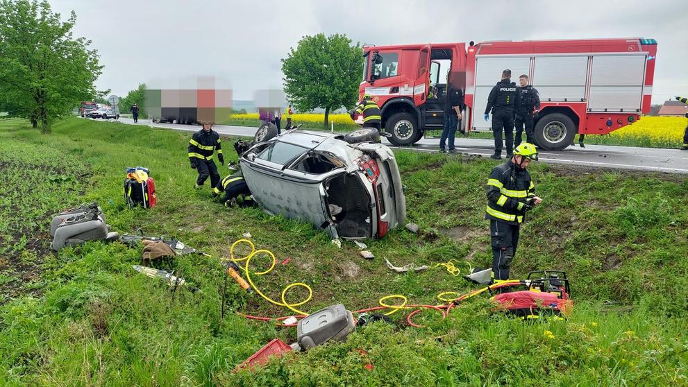 Vážná dopravní nehoda v okrese Kolín