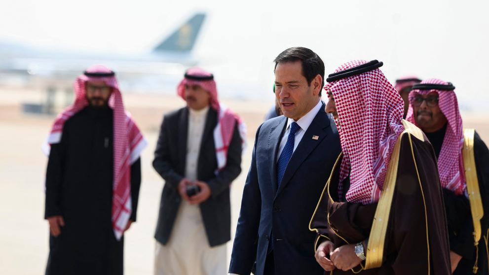 Americký ministr zahraničí Marco Rubio přiletěl do Saúdské Arábie, 17. 2. 2025
