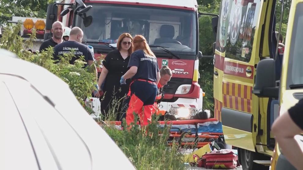 Srážku vlaku a autobusu na Slovensku